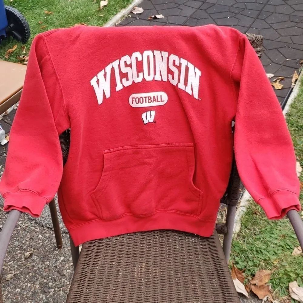 Very Nice Wisconsin Badgers Hoodie Youth Sz M